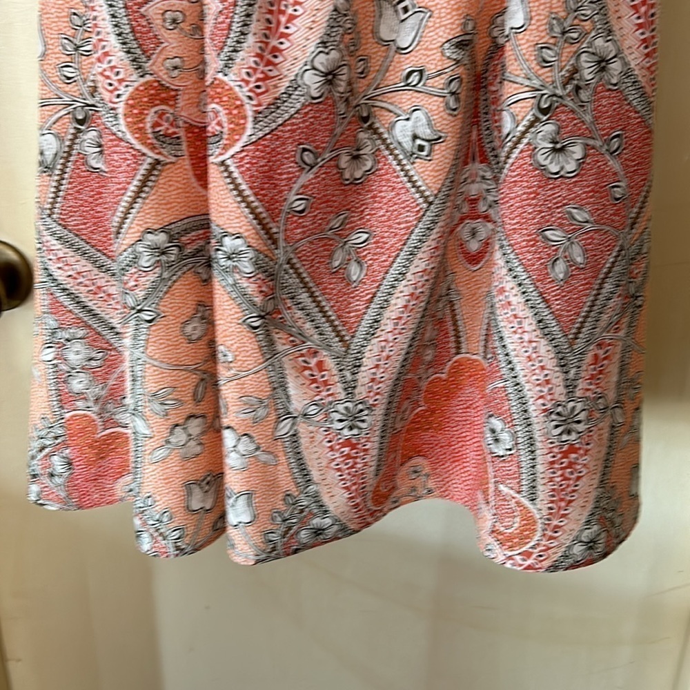 Ann Taylor Fit And Flare Pleated Midi Dress Size 0 - Picture 7 of 11